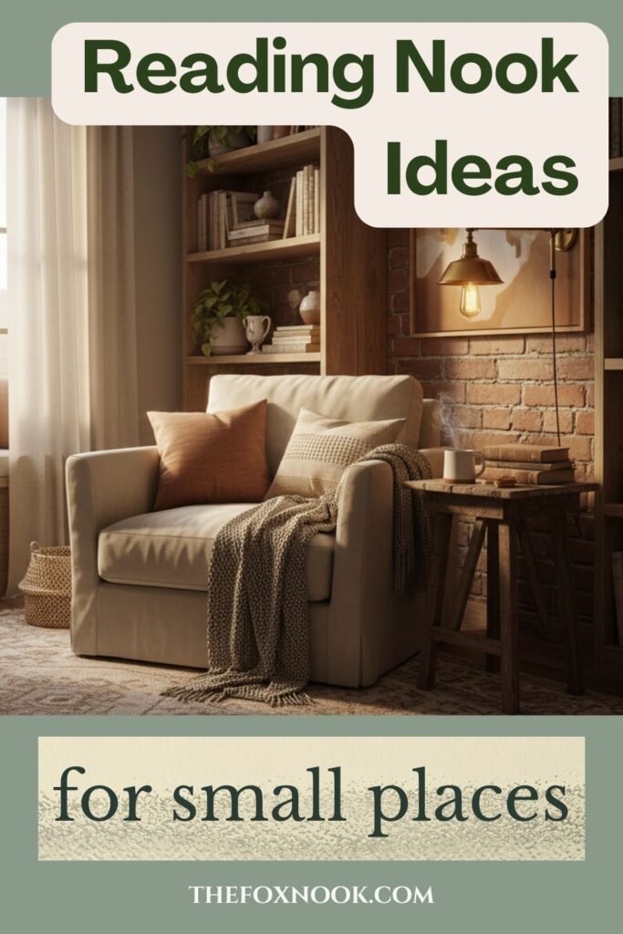 reading nook ideas for small places
