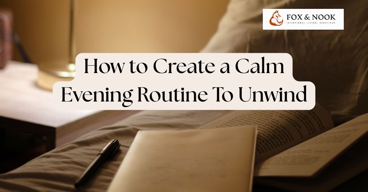 How to Create a Calm Evening Routine To Unwind how to create a calm evening routine to unwind evening rituals self care routine