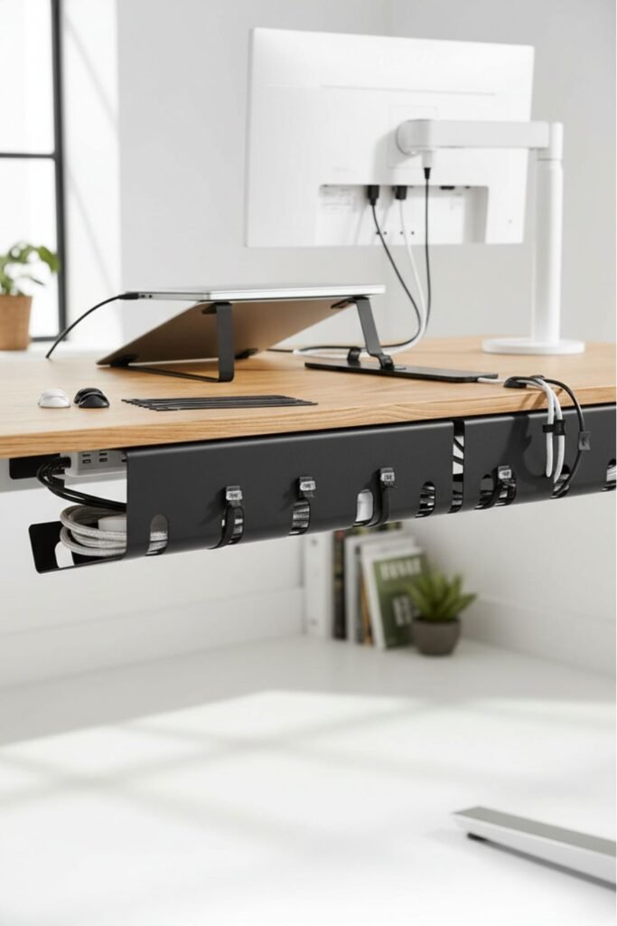 best cable tray for home office workstation