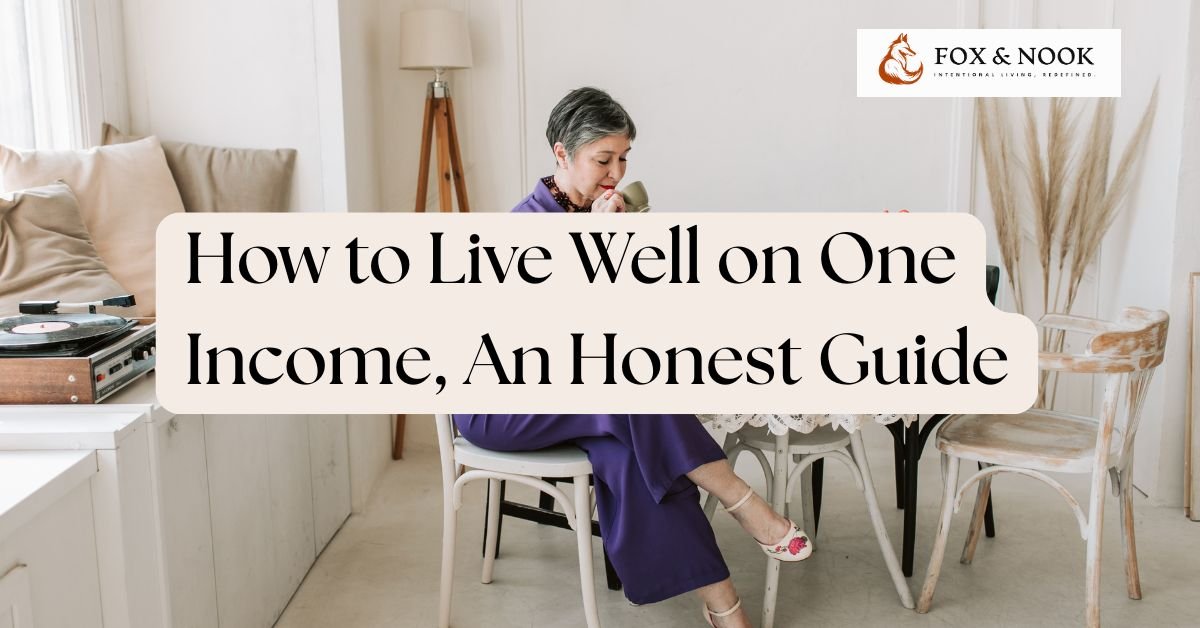 practical guide to living on one income with budgeting tips and intentional habits