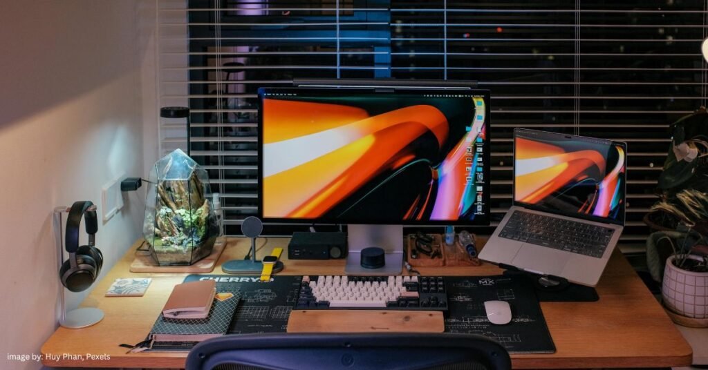 how to organize my home office workspace workstation