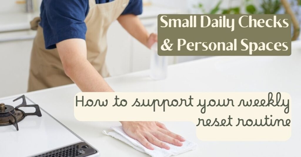 how to support my weekly reset routine daily habits
