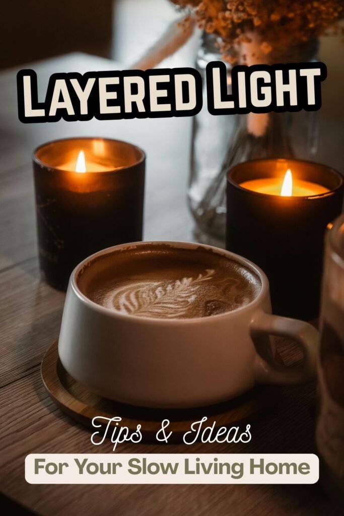 layered light ideas for slow living home aesthetic