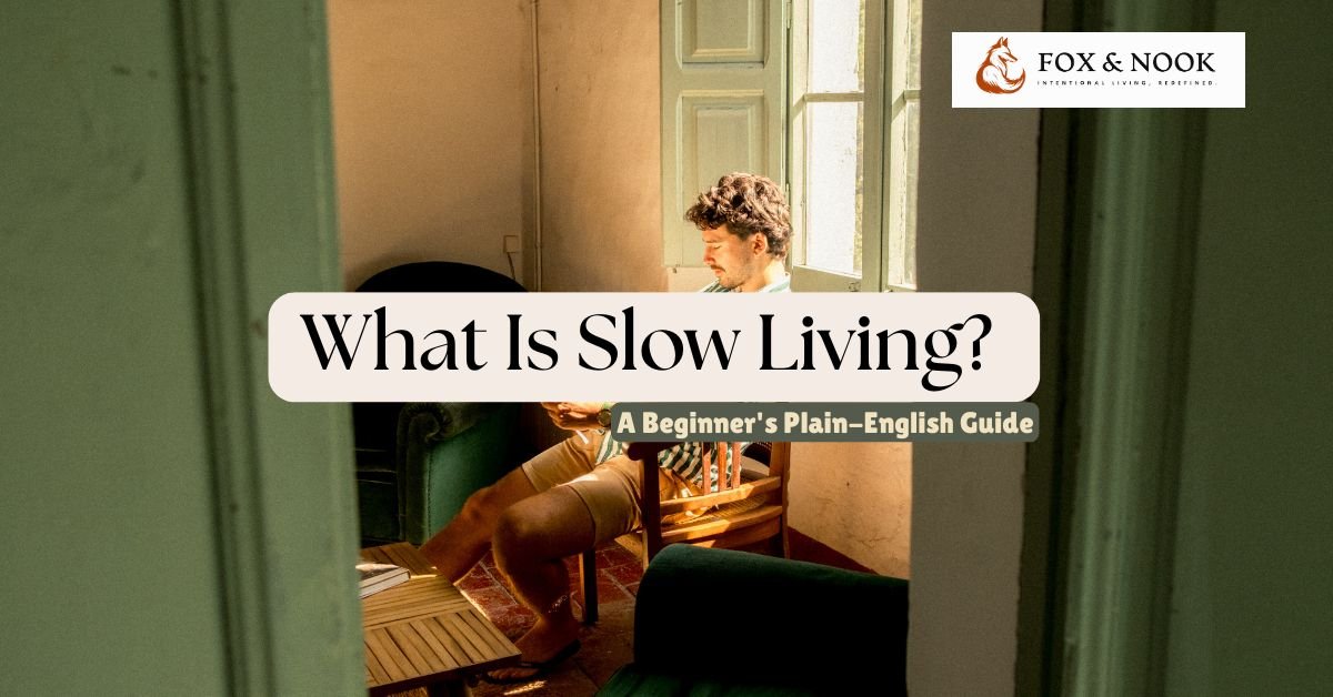 What Is Slow Living? A Beginner's Guide what is slow living and how to get started