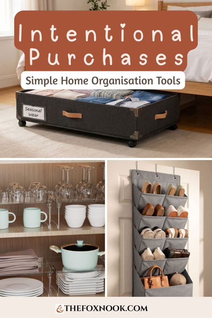 intentional purchases that are worth it home organisation simple tools