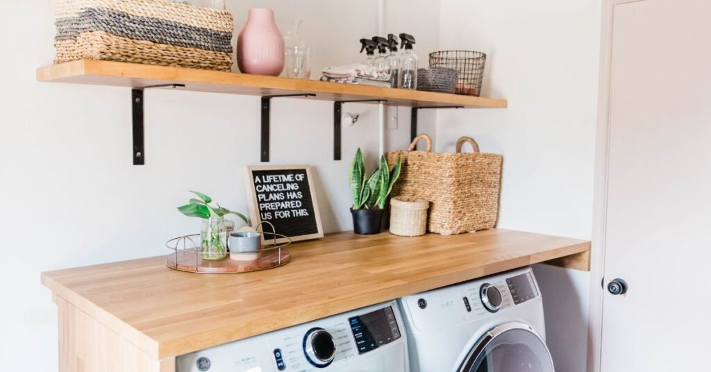 laundry room organization habits and systems