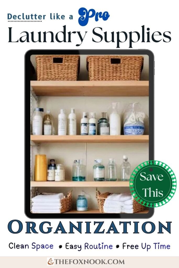 ideas for laundry room organization