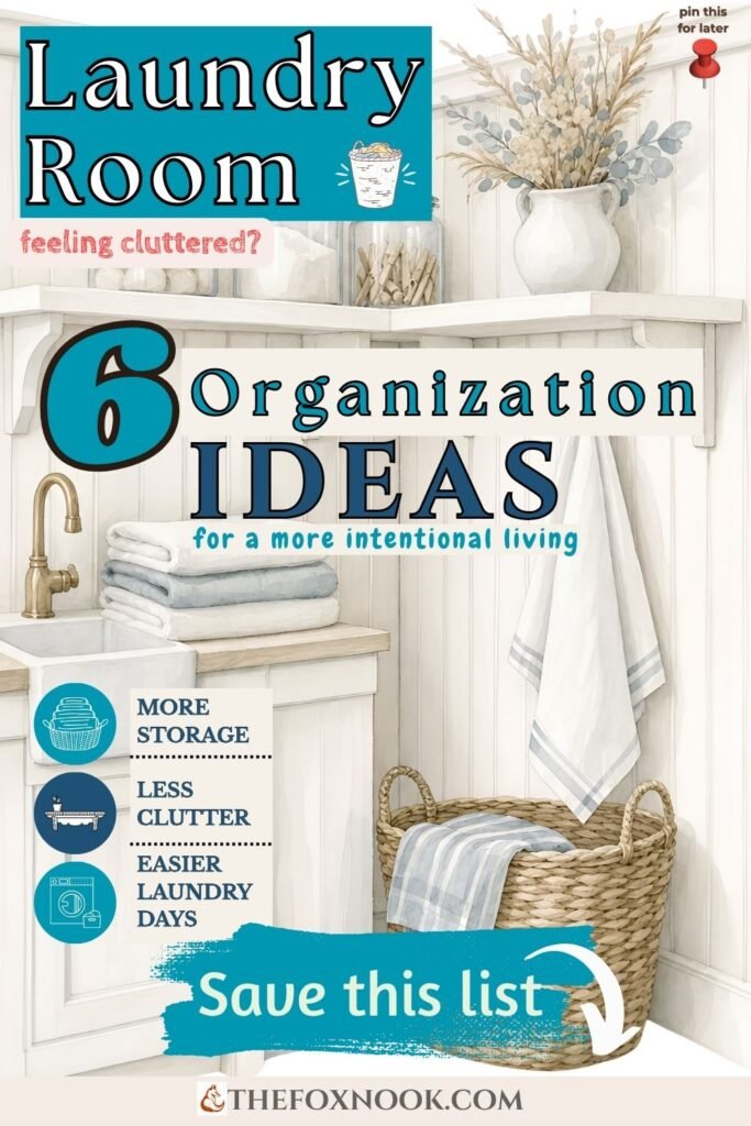 laundry room organization storage ideas tips