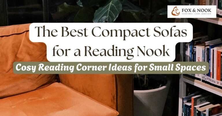 compact sofas to suit a small apartment reading nook for relaxing after work