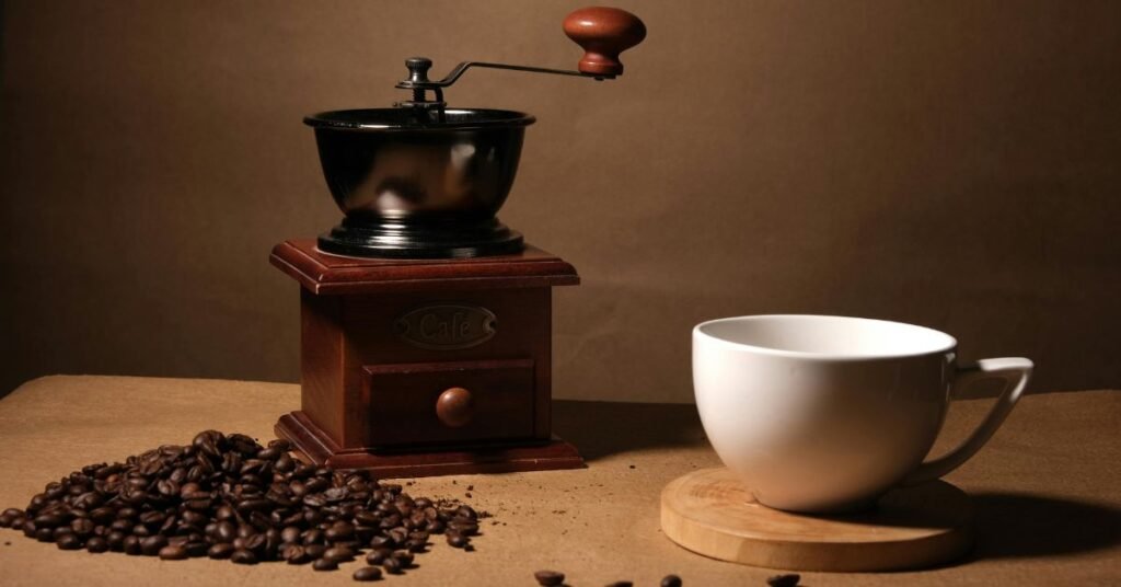 manual coffee grinder for slow pour coffee at home